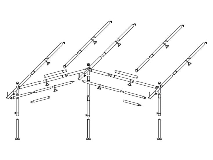 Obelink marco para avance de acero 25 mm tamaño 11 - 20