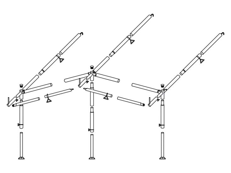 Obelink marco para avance de acero 25 mm tamaño 2 - 7