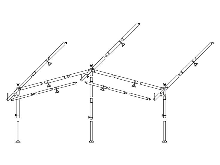 Obelink marco para avance de acero 25 mm tamaño 8 - 10