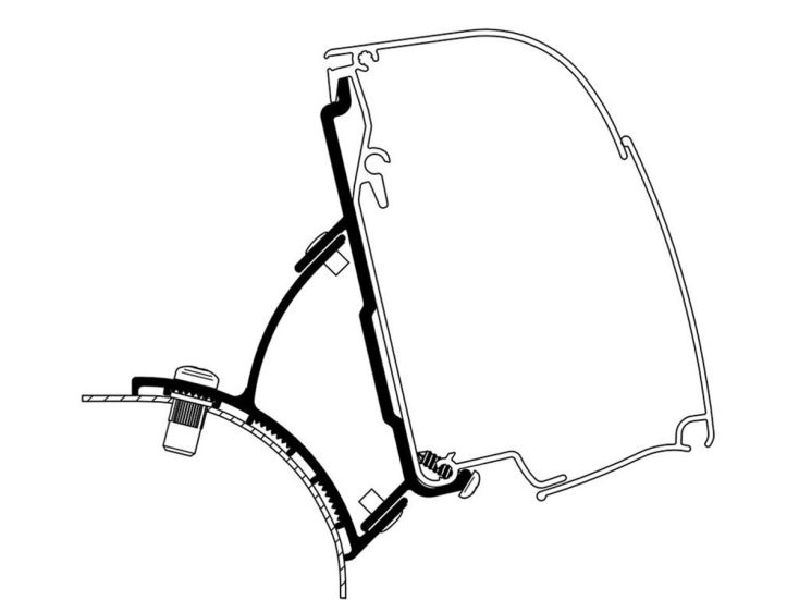 Adaptador Thule 4200 VW T5/T6 Adaptador Thule 4200 VW T5/T6