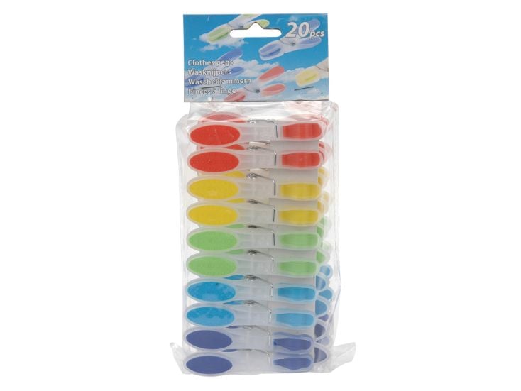 Pinzas de plástico para ropa