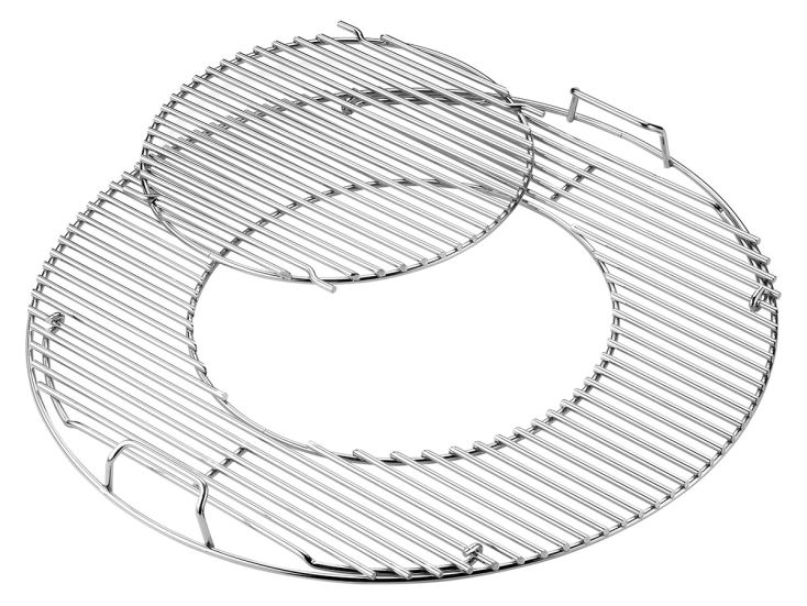 Parrilla Weber GBS 57cm de acero inoxidable con bisagras