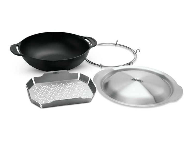Weber crafted sartén wok