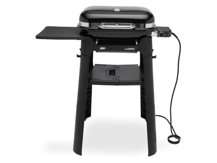 Weber Lumin Compact Black barbacoa eléctrica de pie