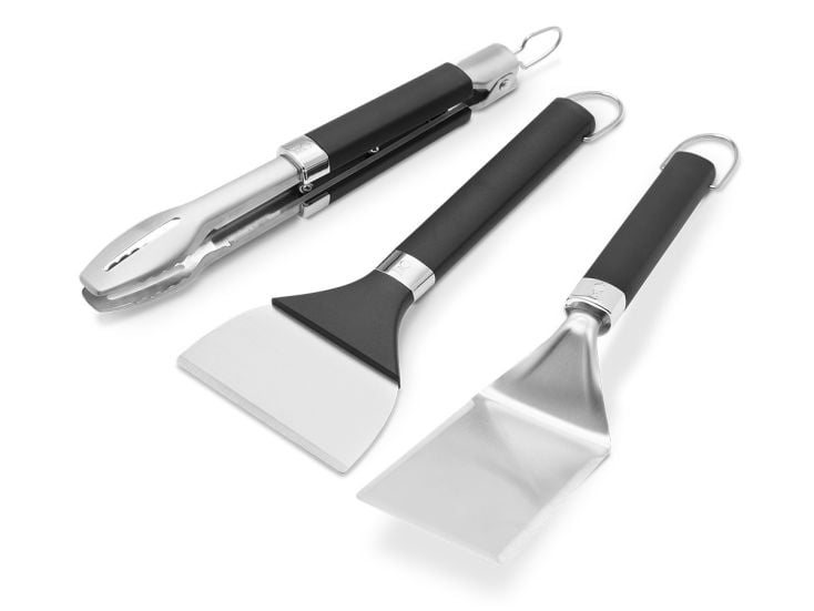 Weber Plancha 3 piezas de utensilios para barbacoa
