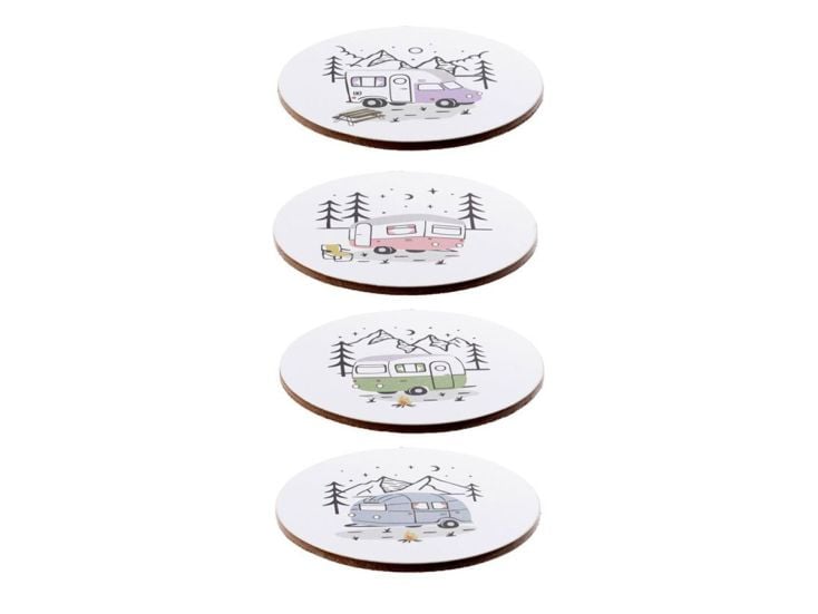 Wildwood posavasos de corcho - set de 4 piezas