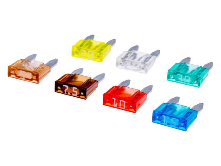 Miniset 7 piezas de fusibles variados