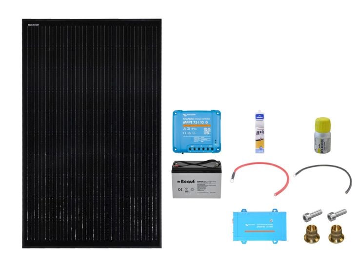 Obelink kit de placas solares de 140 vatios Off-grid