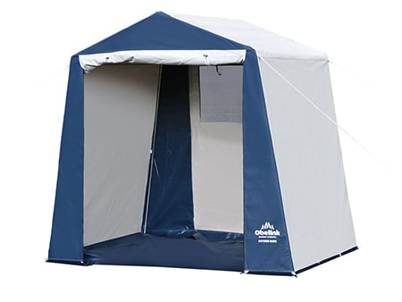 montar una tienda cocina camping